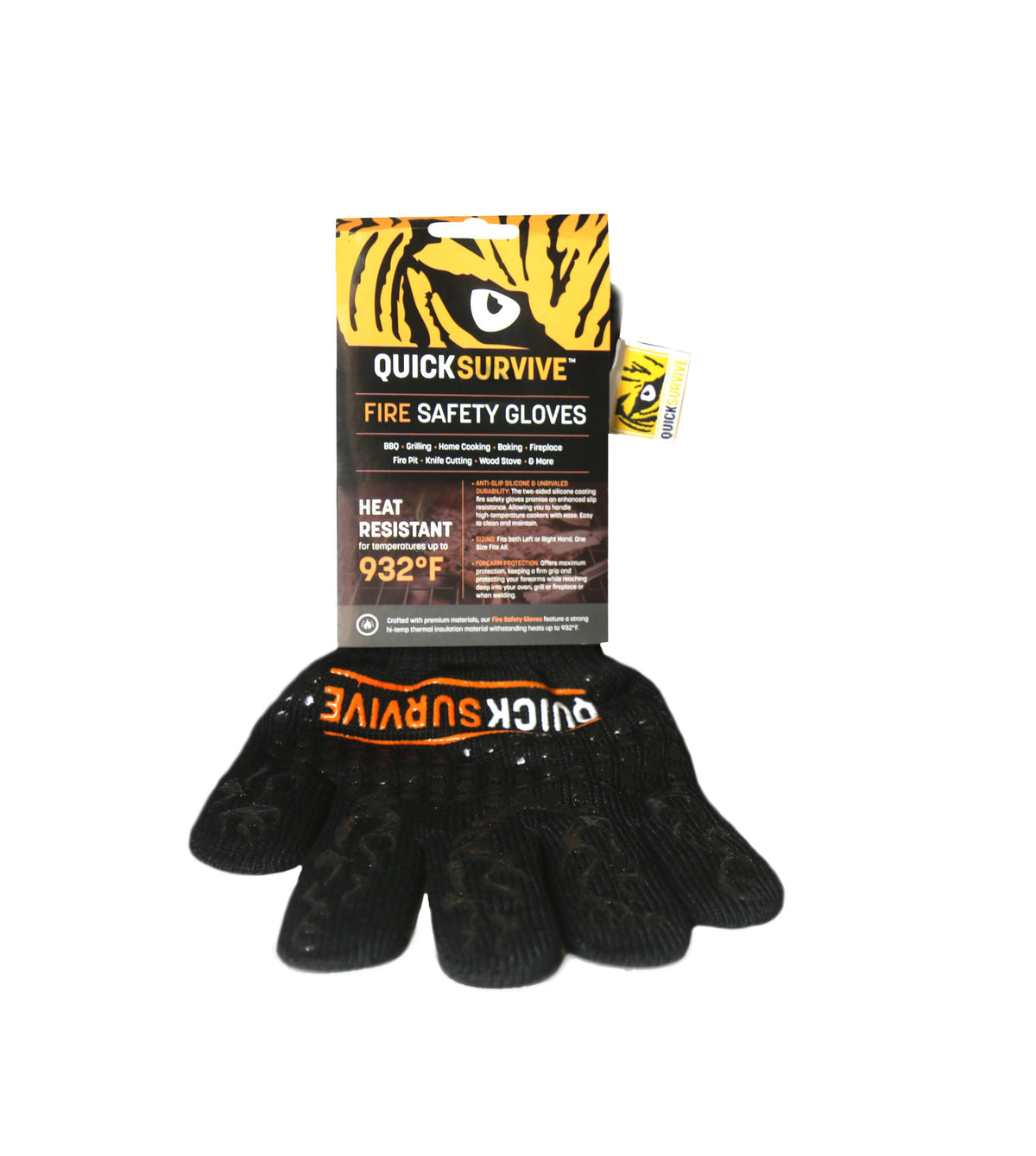 50-Piece Survival Bundle with Fire Starter Canister, Stove, Flint, Paracord & Glove B22937