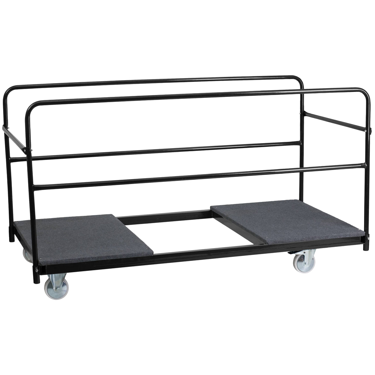 Folding Table Dolly with Carpeted Platform B907133