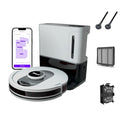 Voice Control Robot Vacuum with Home Mapping, Self-Empty Base, Cool Grey B4855