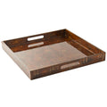 Brown Square Tray N801