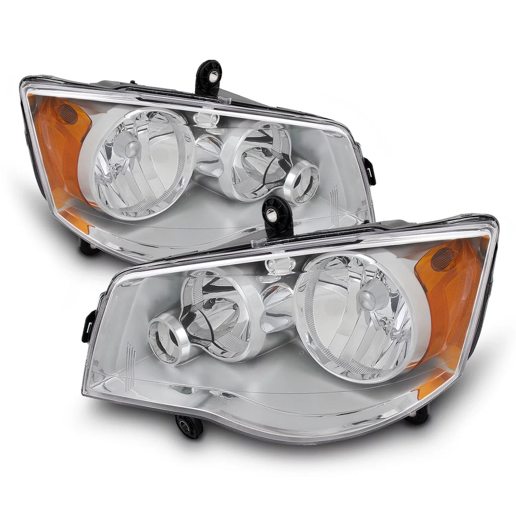 2008-2016 Town & Country Headlights Pair Left + Right R9054