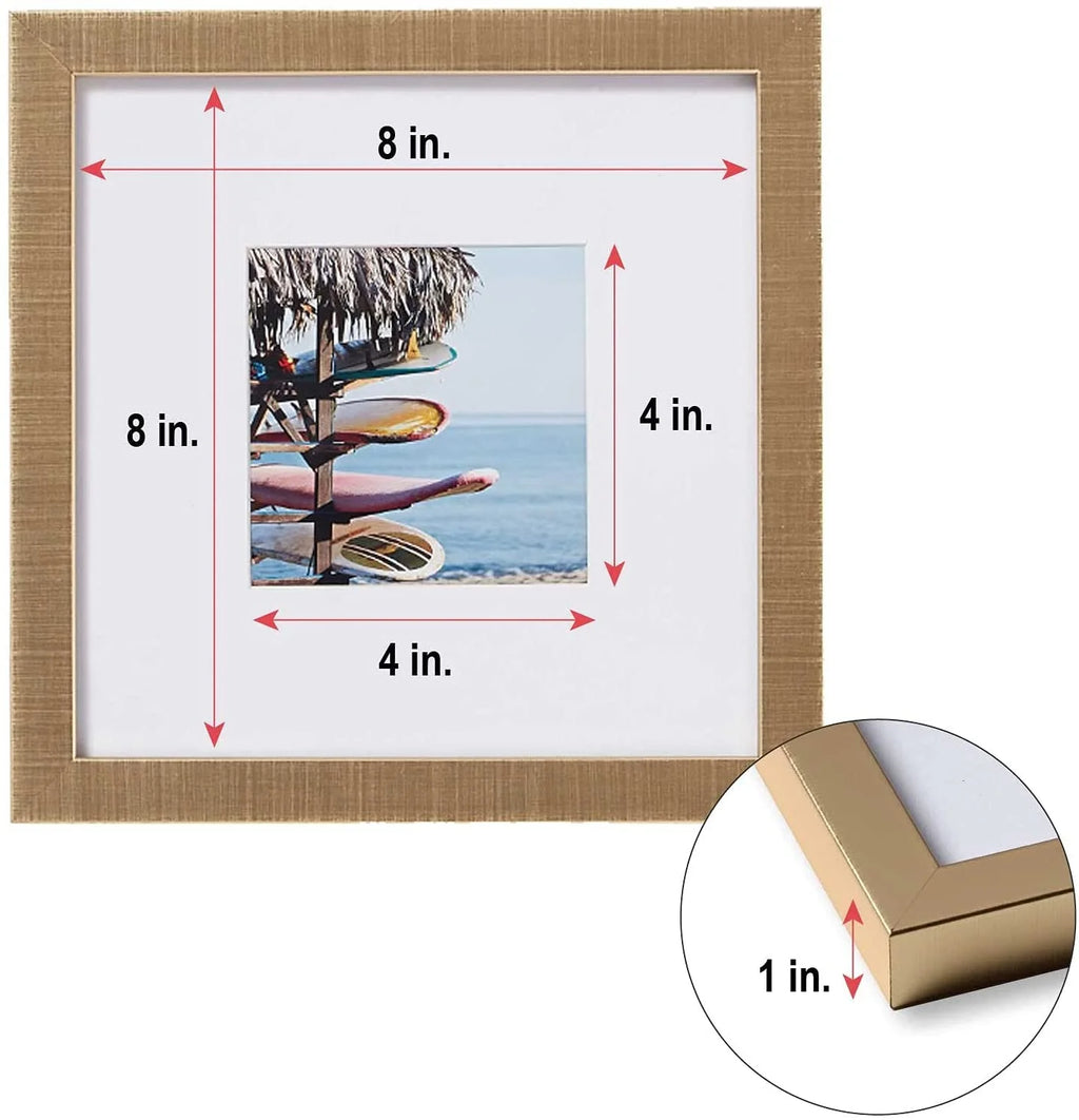 8x8 Matted Square Gallery Picture Frames M448931