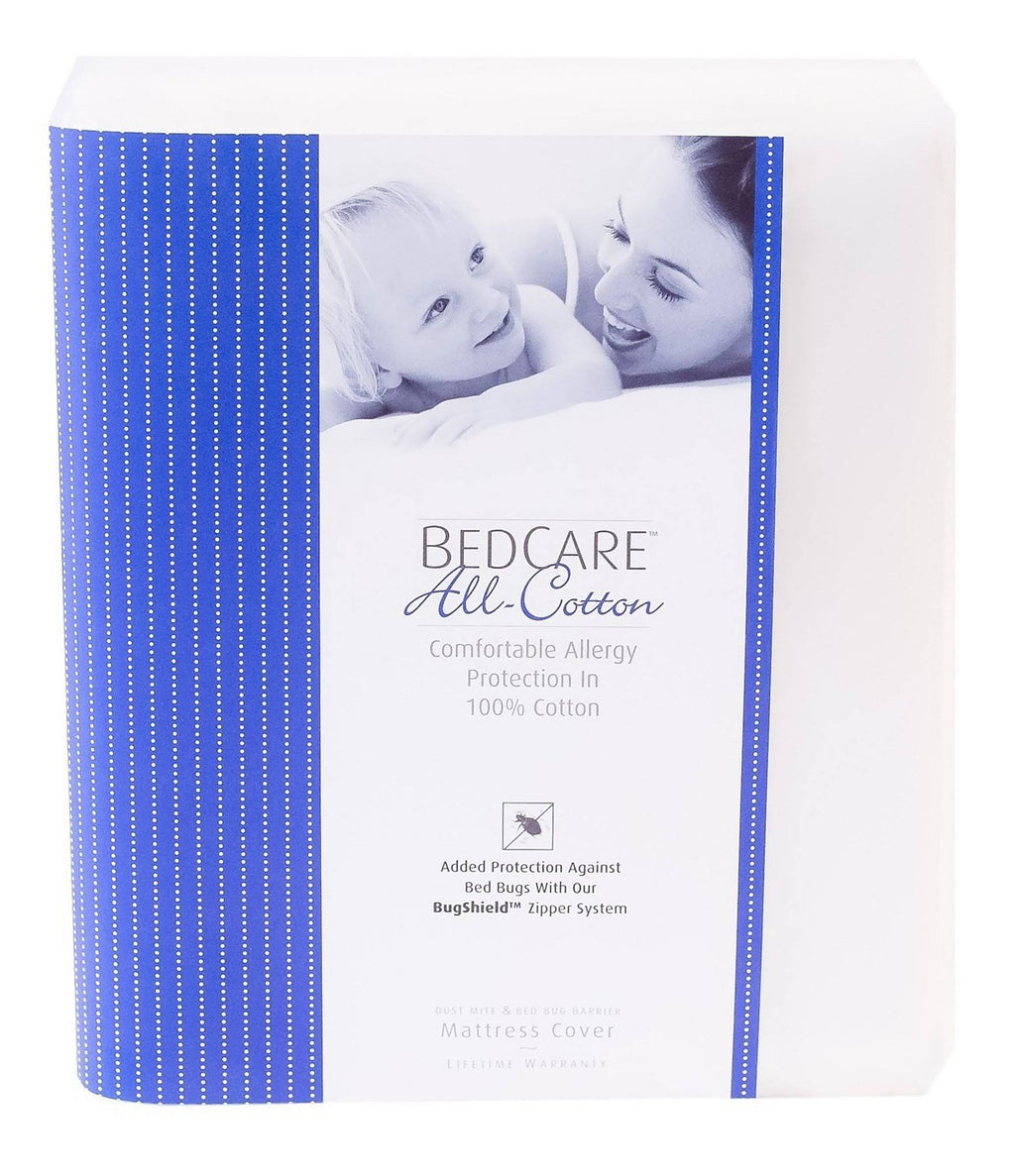 White California King 9 in Deep All Cotton Mattress Cover Z3223