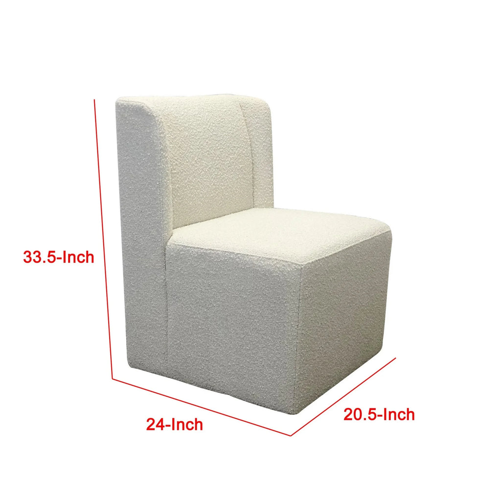 White Set of 2 Swivel Dining Chairs G48751