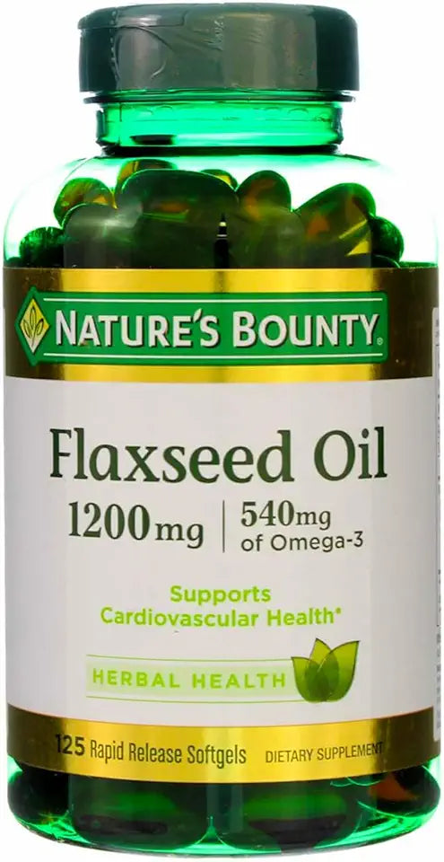 Flaxseed Oil 1200 mg Softgels Pack of 3 F819