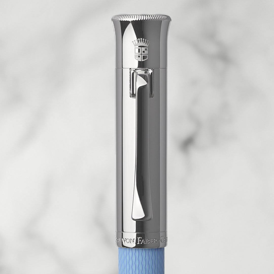 Fountain Pen Guilloche Gulf Blue - Fine B2458