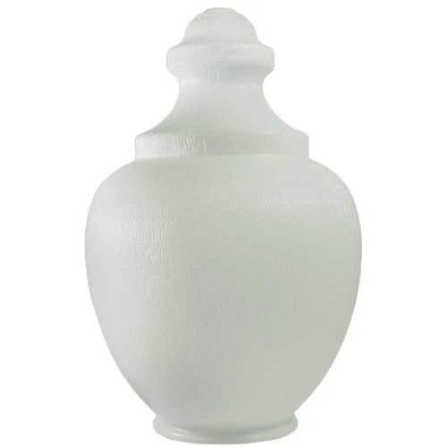 White UV Resistant Acrylic Street Lamp Globe 23 in High W467
