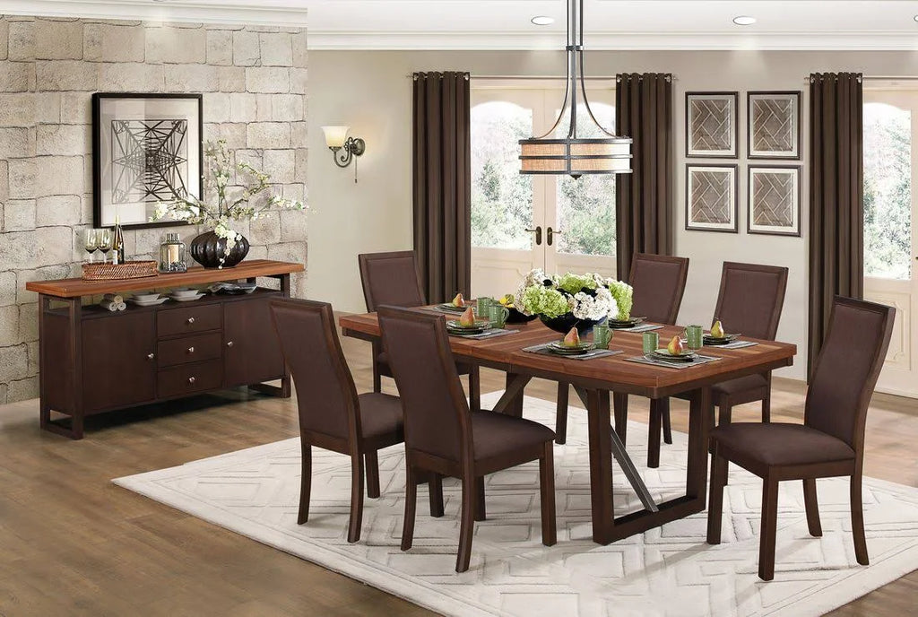 Brown Side Chair Set of 2 B70282