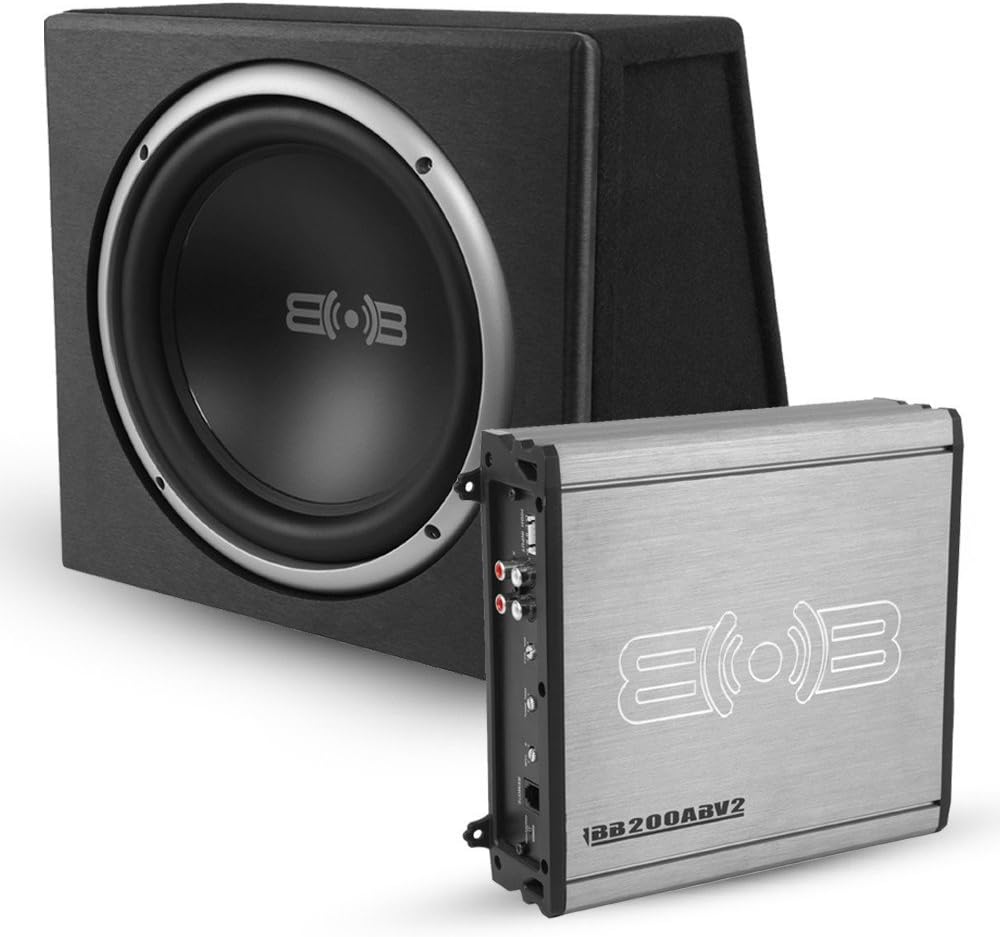 1200W Dual 12 Car Subwoofer with Ported Enclosure E14528
