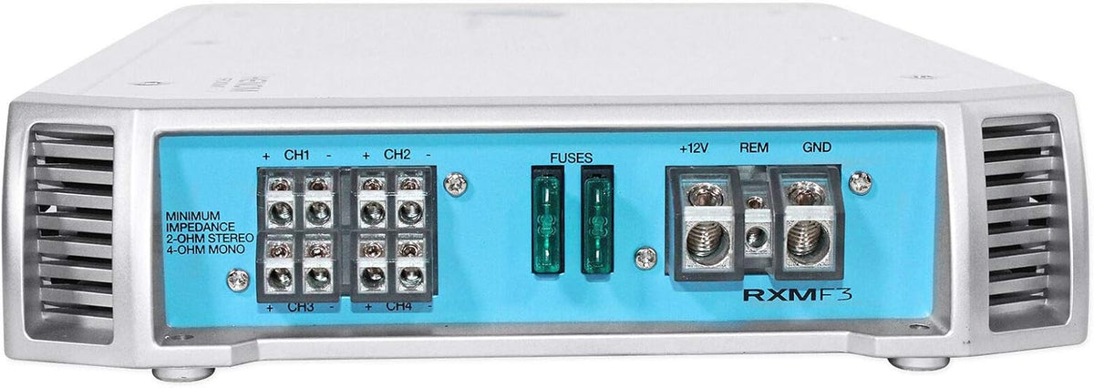 1600 Watt Marine 4 Channel Amplifier with PA Microphone M9931