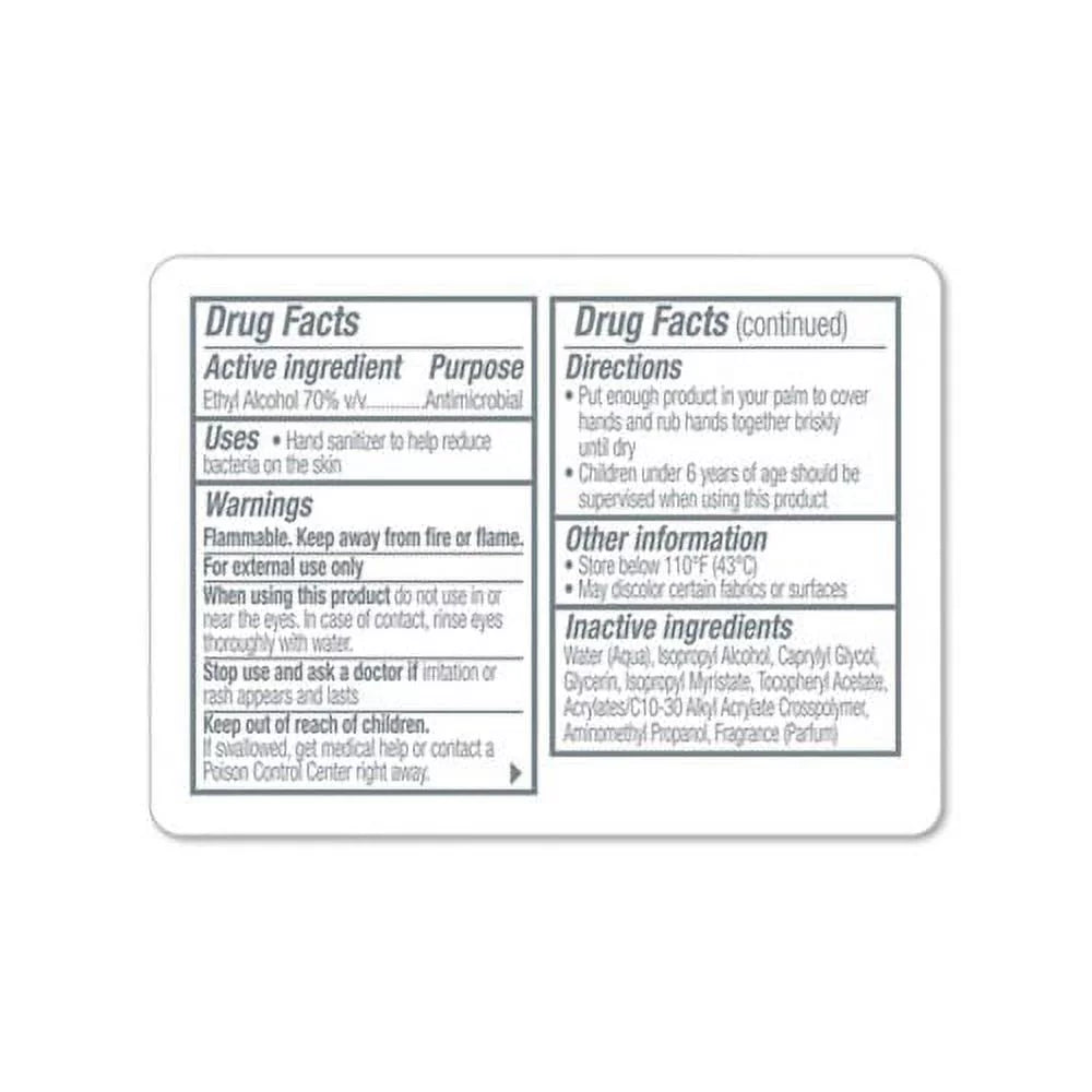 Refreshing Gel Hand Sanitizer 1 oz Flip-Cap Bottle 36/Bowl K8816