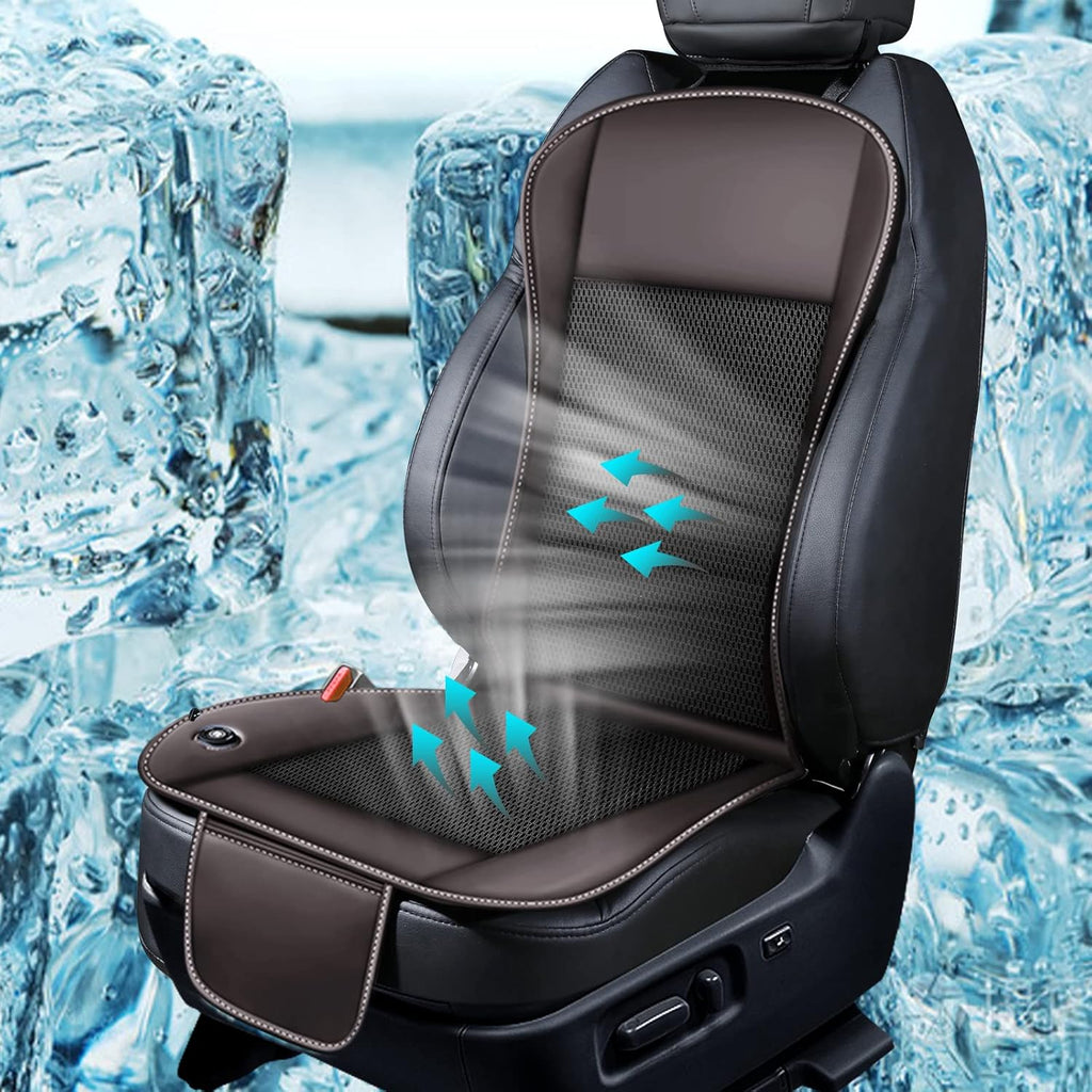 Cooling Car Seat Cushion with 10 Fans Black 1 Pack G35633