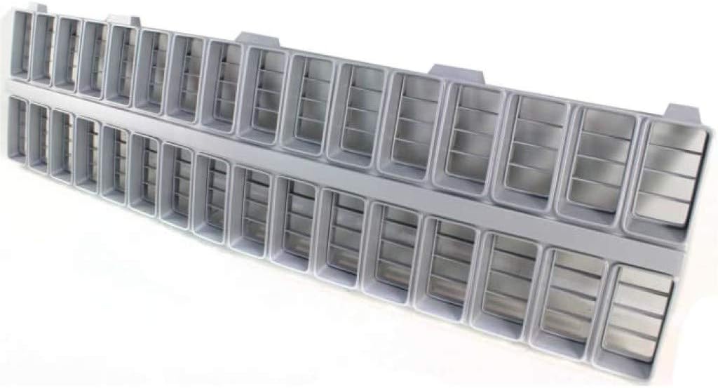 Grille Assembly for Chevy C10 C20 C30 K10 K20 K30 1981 1982 Argent Shell & Insert Plastic G367117