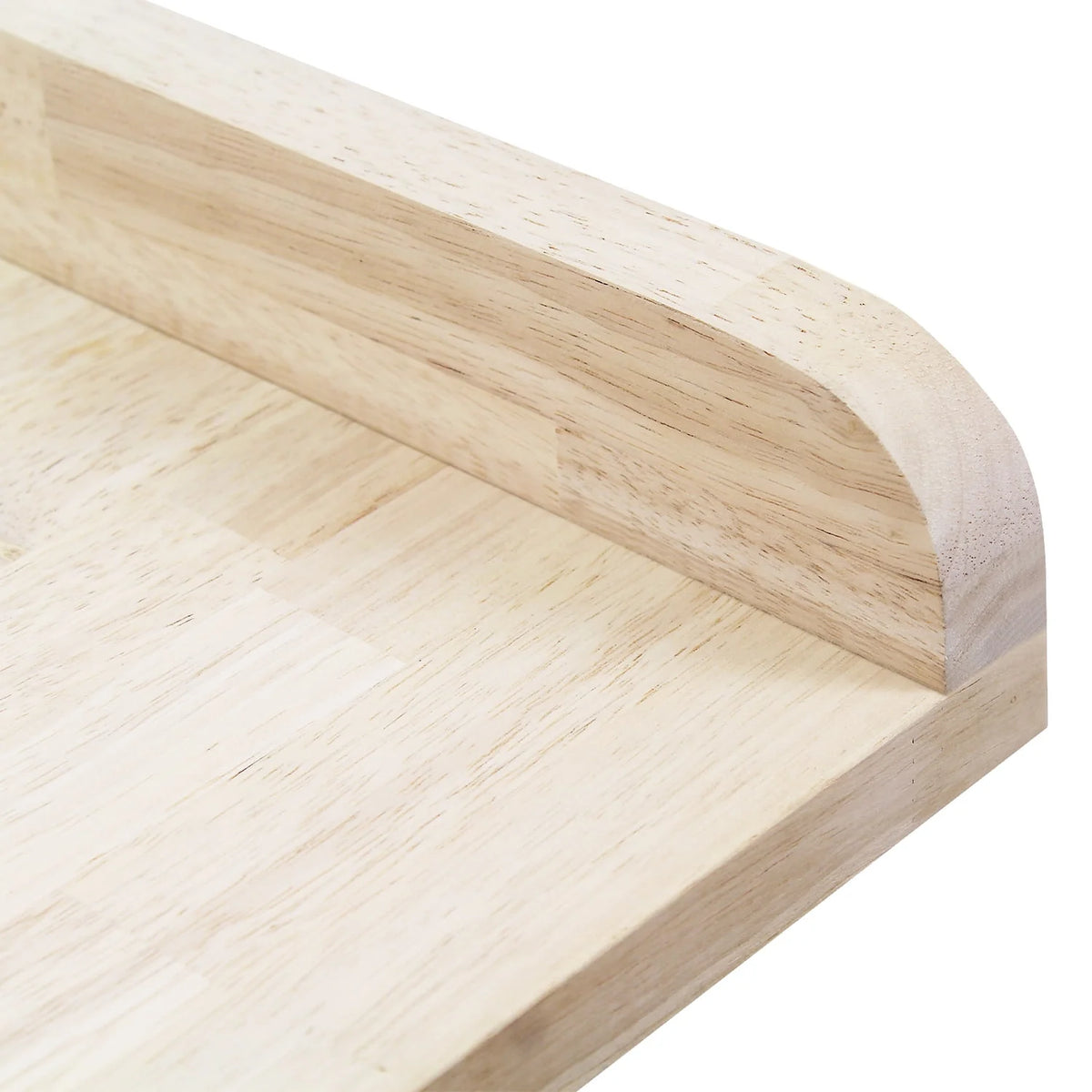 Lacquered Butcher Block Countertop with Edge Rails K50081