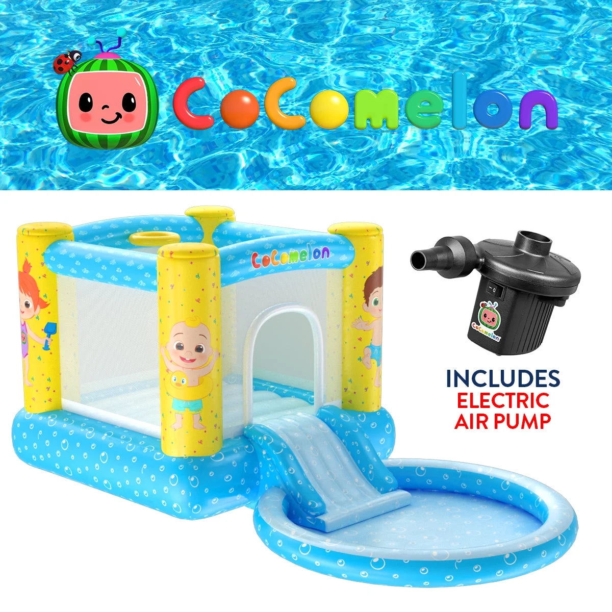 Inflatable Bouncer with Slide & Pool A689921