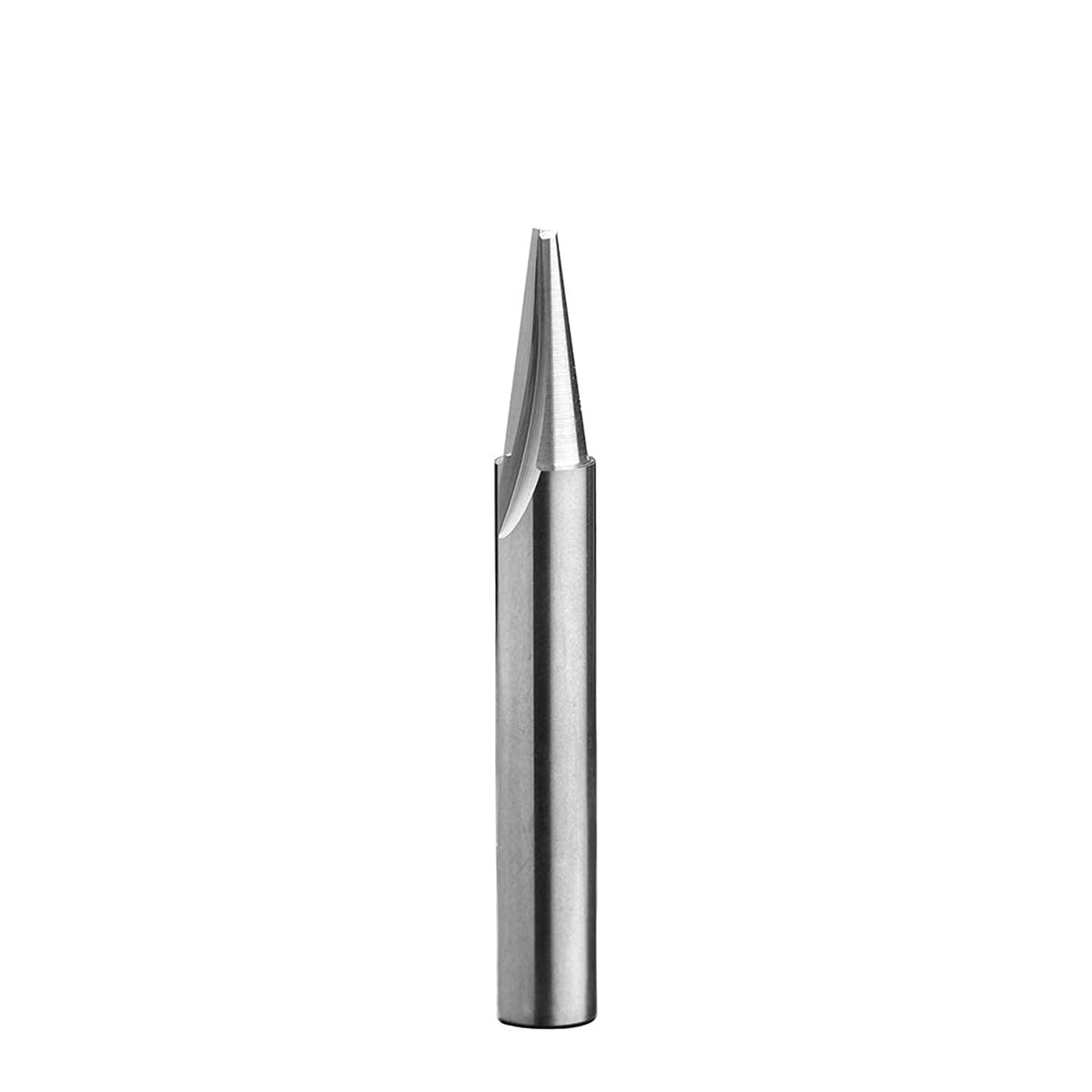 Solid Carbide CNC Router Bit 15 Deg 1/4 Shank R330