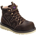 Brown 6-inch Carbon Composite Toe Wedge Work Boot H4995