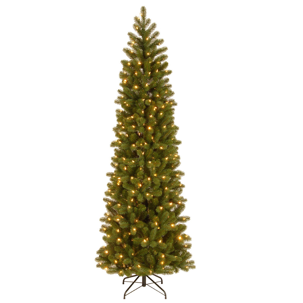 7.5 Foot Feel Real Downswept Douglas Fir Pencil Slim Tree P370