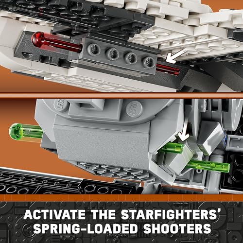LEGO Star Wars Fang Fighter vs. TIE Interceptor Building Toy Set with 3 Characters S7878