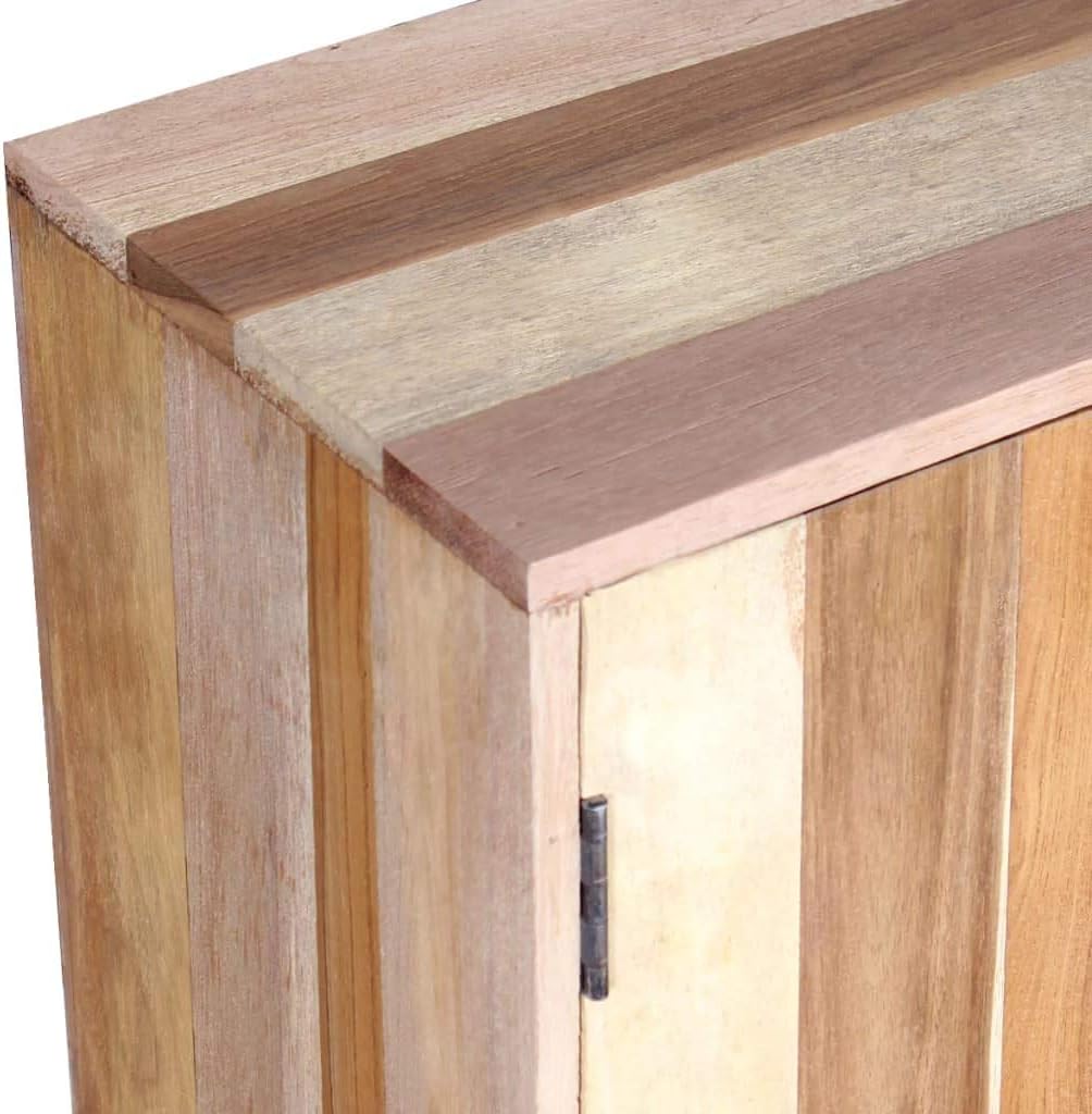 Industrial Wooden Storage Cabinet Sideboard Solid Reclaimed Wood W79876