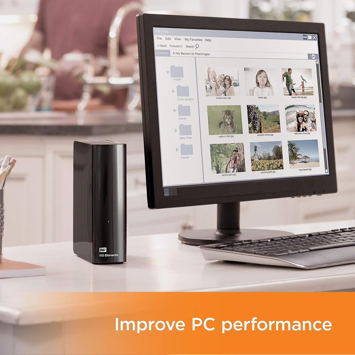 10TB Desktop Hard Drive & 2TB Portable External Hard Drive N9863