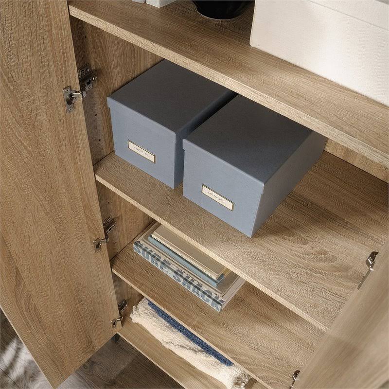 Tall Wood Storage Cabinet C450
