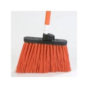 Black Medium Duty Angle Broom with Flare U5237
