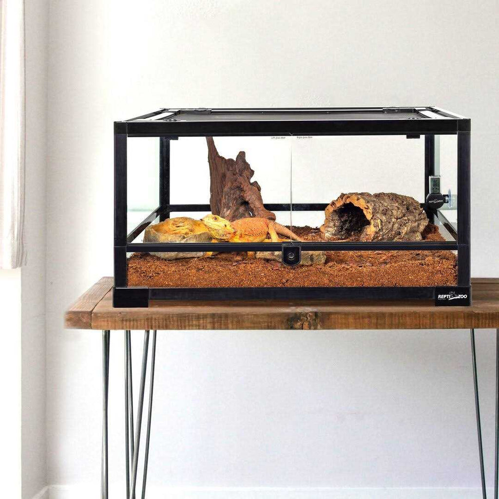 24 x 18 x 12.6 in. Reptile Glass Terrarium with Double Hinge Door Y3568