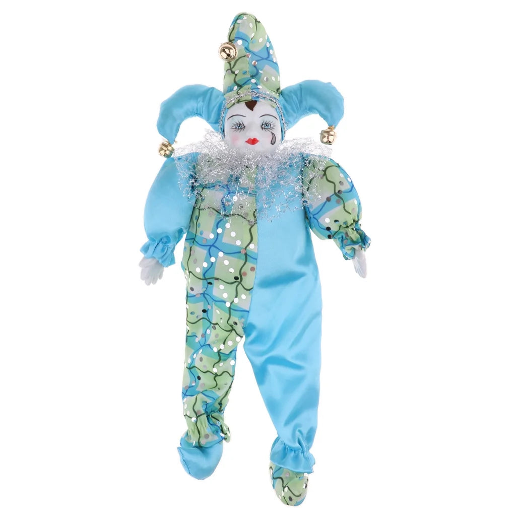 Porcelain Clown Figurines U24579