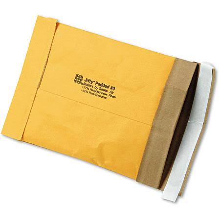 Natural Kraft Padded Self Seal Mailer, 6 x 10, 250/Carton M377893