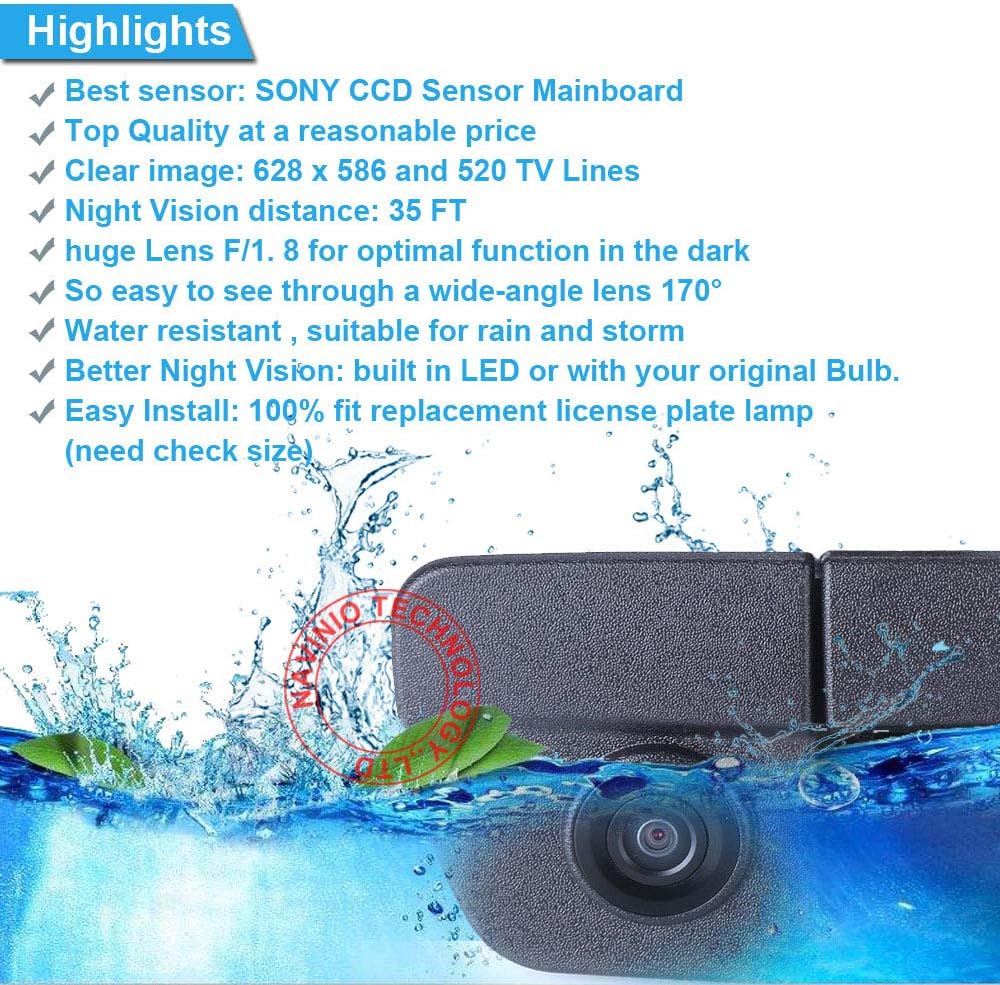 Waterproof Rear View Backup Camera with 170° Viewing Angle C68791