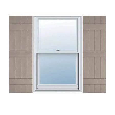 Lifetime Vinyl Board-n-Batten Shutters V845