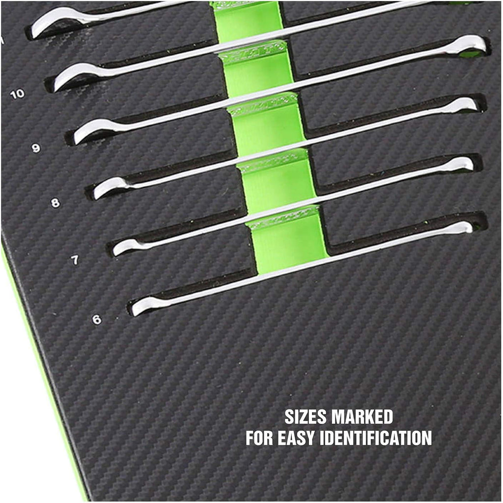 16 Piece Metric Combo Wrench Set with Foam EVA Tray A486