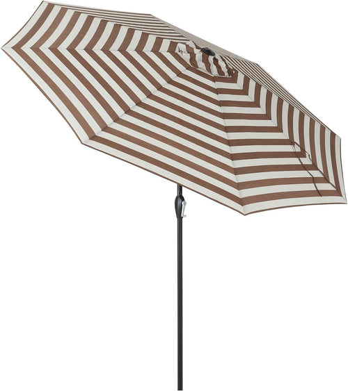 10' Outdoor Patio Table Umbrella with Auto Tilt and Crank L984