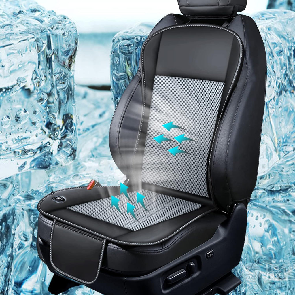 Cooling Car Seat Cushion with 10 Fans Black 1 Pack G35633
