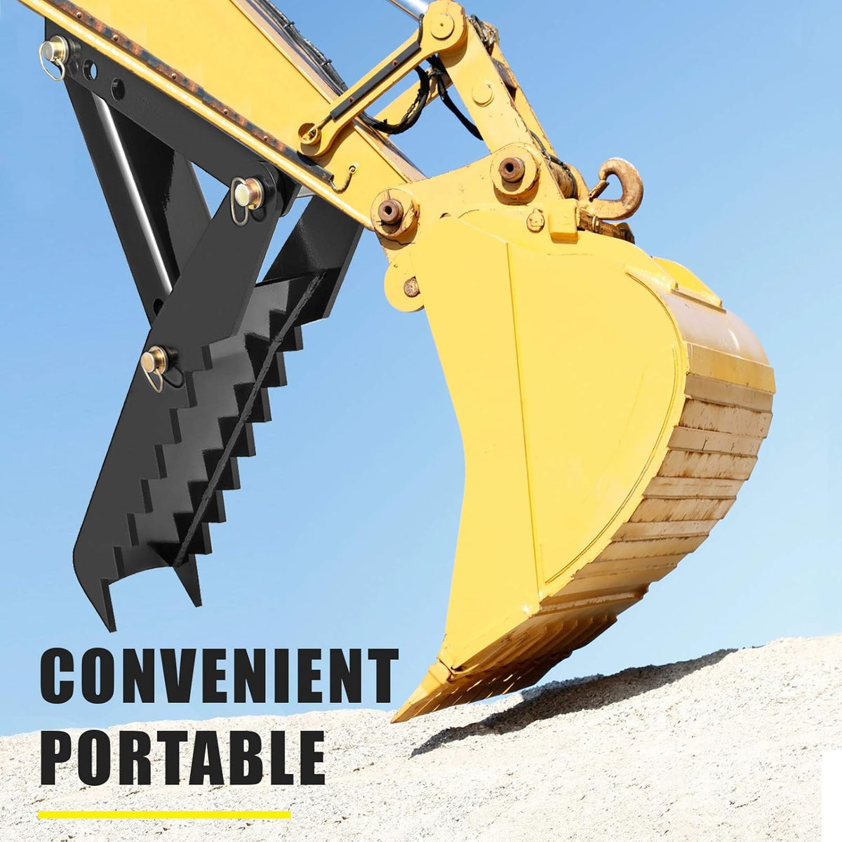 21 Backhoe Thumb Heavy Duty Black Steel Weld On Adjustable Mini Thumb I663
