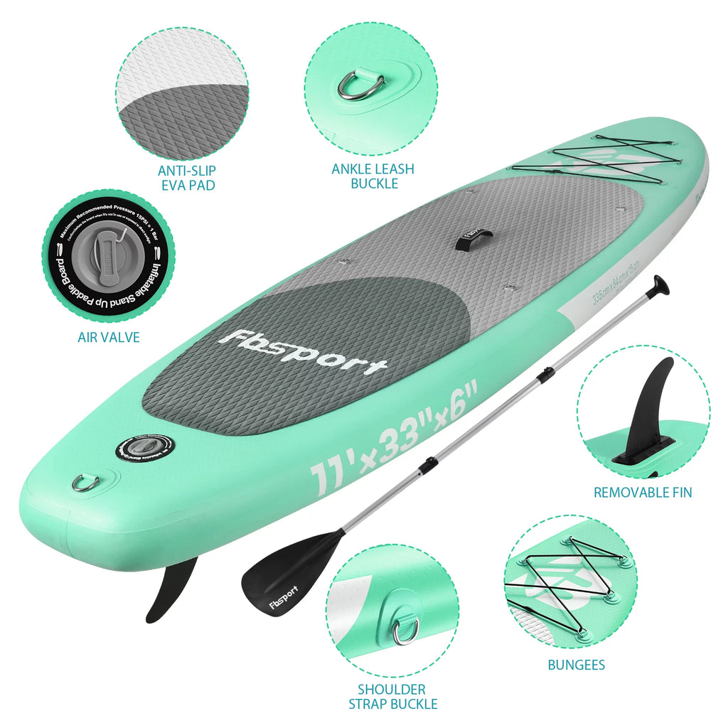 Inflatable Electric Paddle Board 11' Length with Electric Pump K403929