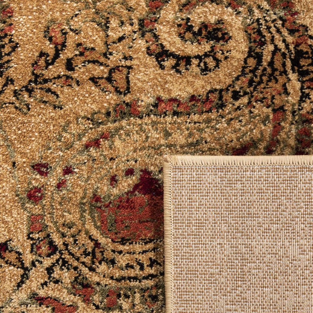 Beige & Multi Traditional Runner Rug L3727