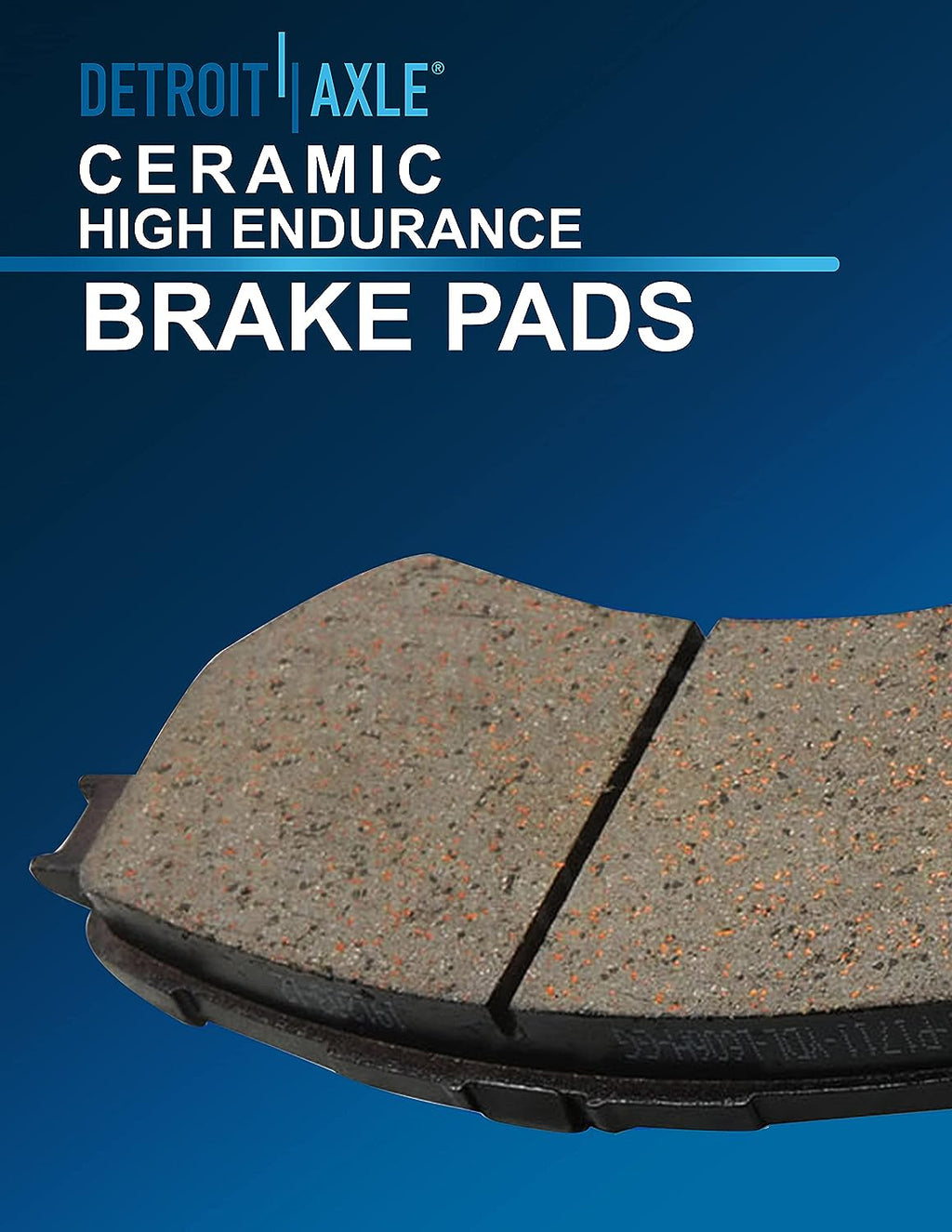 Front and Rear Disc Rotors + Ceramic Brake Pads 8pc Set G936