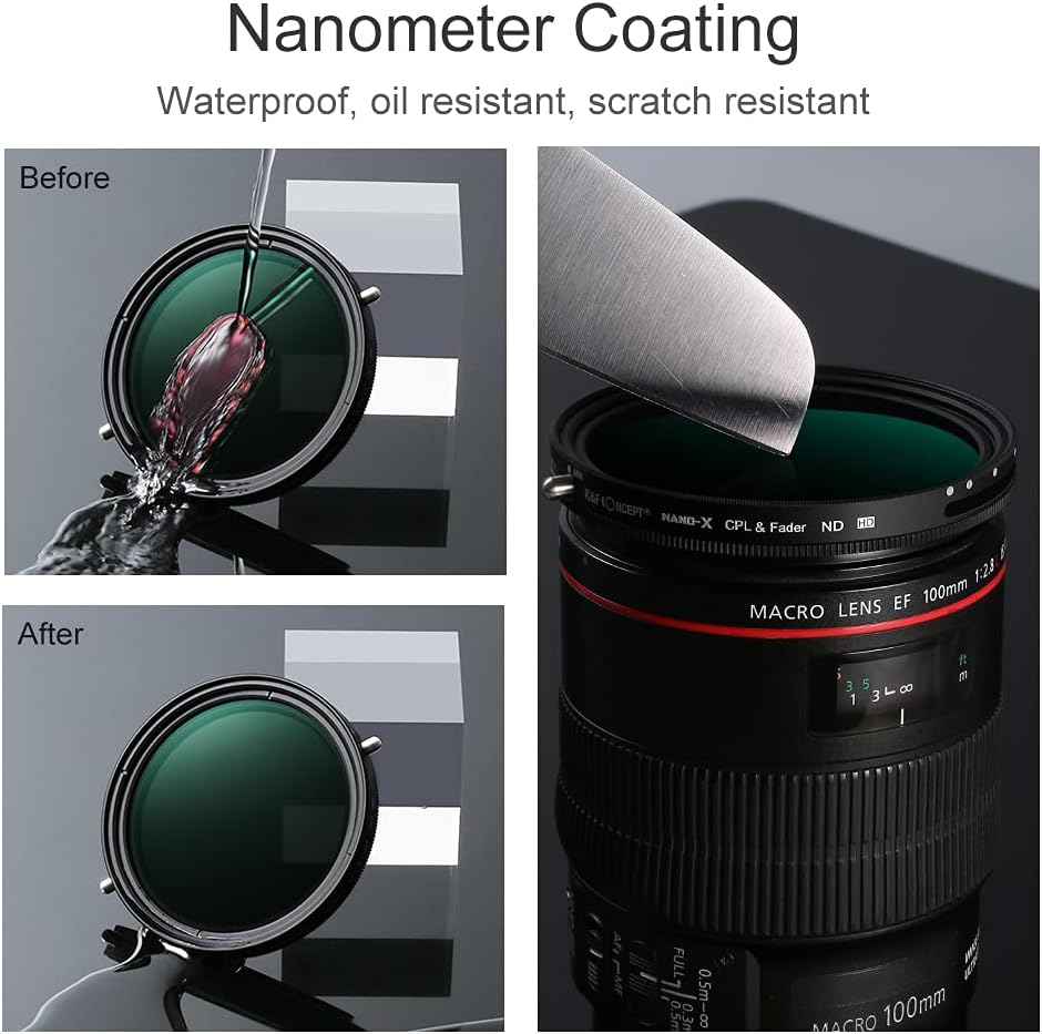 82mm Variable ND and CPL Filter 2 in 1 H33021