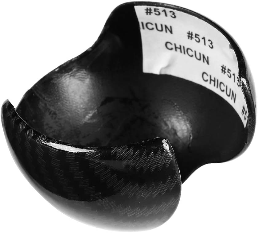 Carbon Fiber Style Car Gear Shift Knob Head Cover Cap R5577