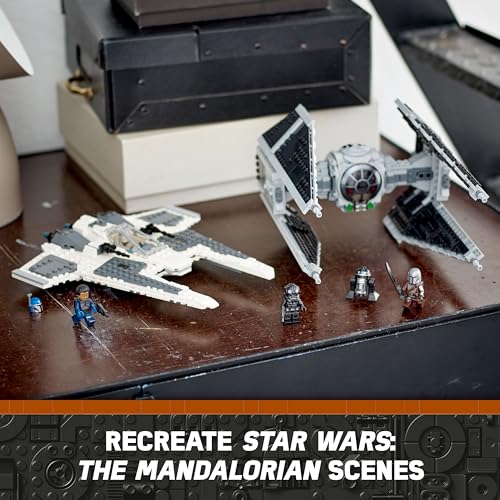 LEGO Star Wars Fang Fighter vs. TIE Interceptor Building Toy Set with 3 Characters S7878
