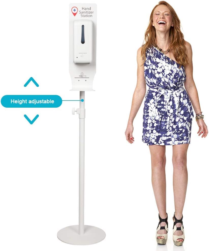 Automatic Sanitizer Dispenser with Height Adjustable Metal Stand R52509