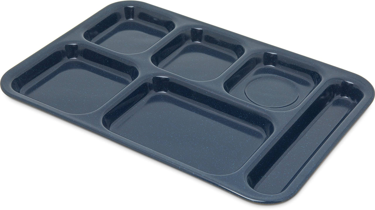Cafe Blue 6 Compartment Tray V457