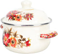 Small Enamel Pot with Lid 22cm J8450
