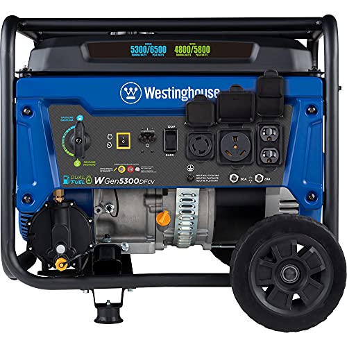 6500 Watt Dual Fuel Portable Generator H103365