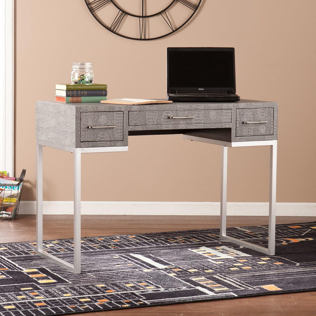 Gray Textured Reptile Desk H606