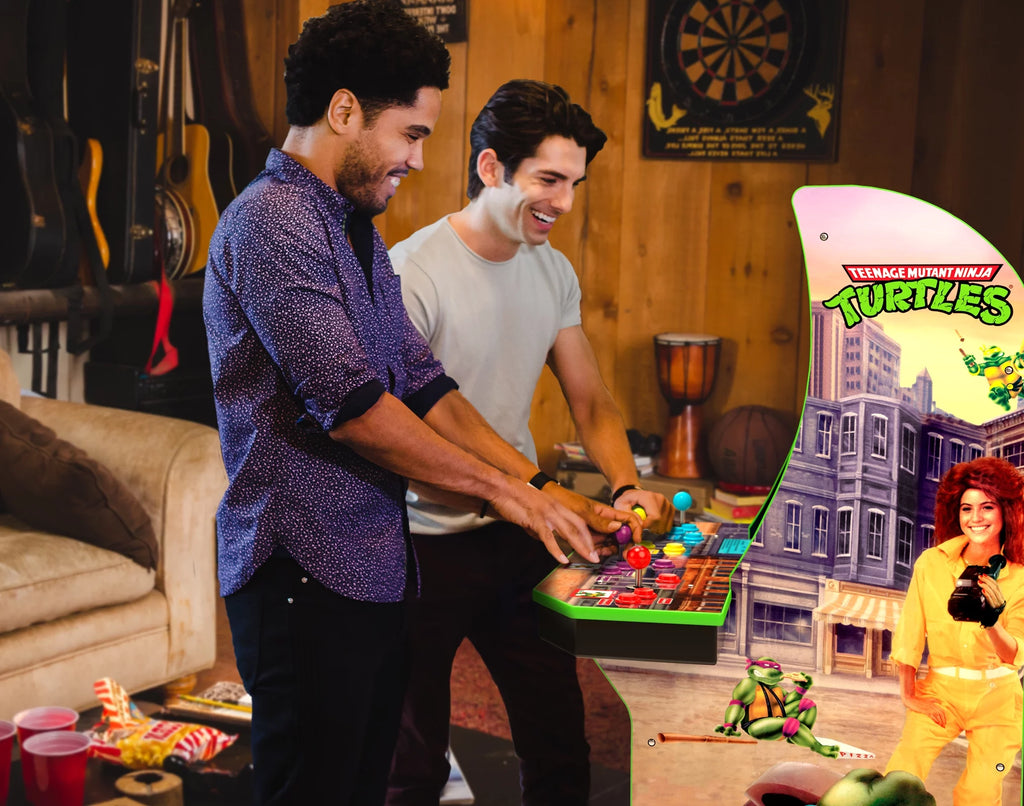 Teenage Mutant Ninja Turtles Arcade Machine with Riser G294