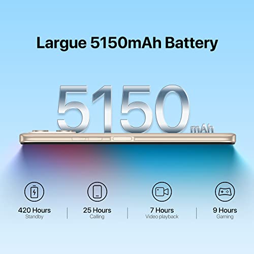 Unlocked Smartphone, 3GB+32GB 256GB Expandable, 5150mAh Battery, 6.52" Full Screen, 13MP Camera G581038
