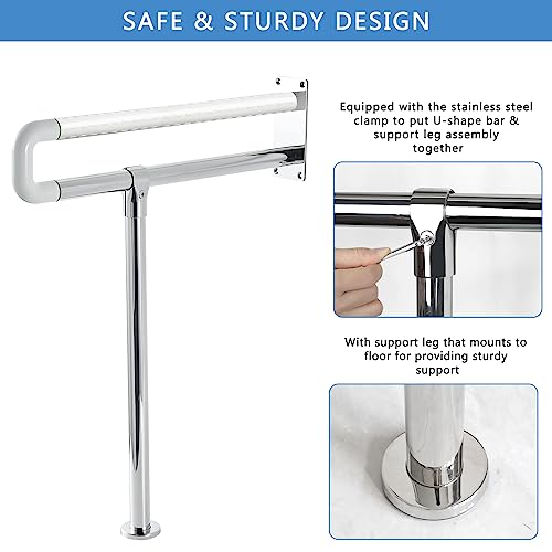 23.6 Inch Anti Slip Bathroom Grab Bar E609089